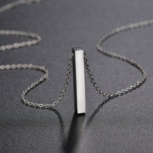 Load image into Gallery viewer, Four Side Bar Engraved Necklace(Takes 1-5 Days)
